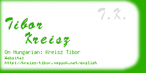 tibor kreisz business card